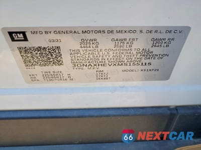 Zdjęcie 13 z 13 samochodu: 2021 CHEVROLET EQUINOX LS VIN:3GNAXHEVXMS155115 - miniatura