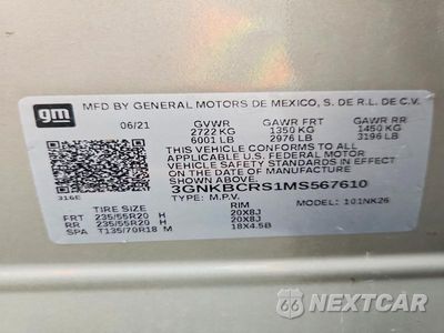 Zdjęcie 14 z 14 samochodu: 2021 CHEVROLET BLAZER 2LT VIN:3GNKBCRS1MS567610 - miniatura
