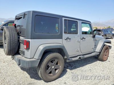 Trzecie zdjęcie samochodu z tyłu: 2017 JEEP WRANGLER UNLIMITED SPORT VIN:1C4BJWDG4HL593016 - miniatura