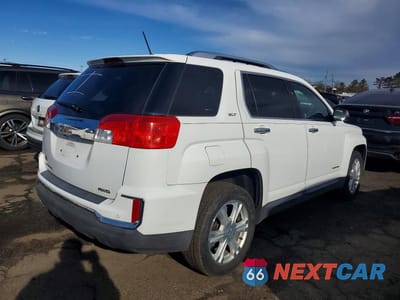 Trzecie zdjęcie samochodu z tyłu: 2017 GMC TERRAIN SLT VIN:2GKFLUEK5H6150373 - miniatura