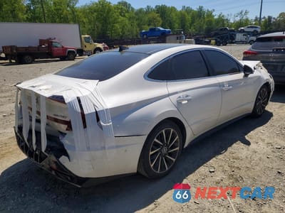 Trzecie zdjęcie samochodu z tyłu: 2023 HYUNDAI SONATA LIMITED VIN:KMHL34J25PA260633 - miniatura