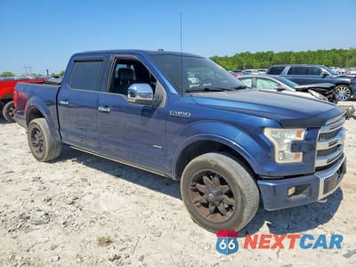 Czwarte zdjęcie samochodu z boku: 2016 FORD F150 SUPERCREW VIN:1FTEW1EG9GFB35422 - miniatura