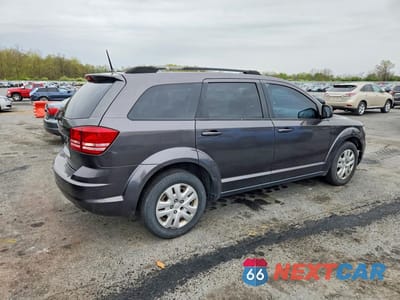 Trzecie zdjęcie samochodu z tyłu: 2018 DODGE JOURNEY SE VIN:3C4PDCAB9JT498143 - miniatura