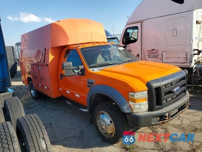 Czwarte zdjęcie samochodu z boku: 2008 FORD F450 SUPER DUTY VIN:1FDXF46R38EB72981 - miniatura