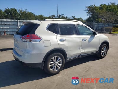 Trzecie zdjęcie samochodu z tyłu: 2016 NISSAN ROGUE SV VIN:KNMAT2MT9GP724430 - miniatura