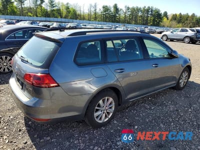 Trzecie zdjęcie samochodu z tyłu: 2017 VOLKSWAGEN GOLF SPORTWAGEN S VIN:3VWA17AU8HM501400 - miniatura