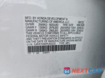Zdjęcie 13 z 13 samochodu: 2023 ACURA MDX TECHNOLOGY VIN:5J8YE1H42PL002232 - miniatura