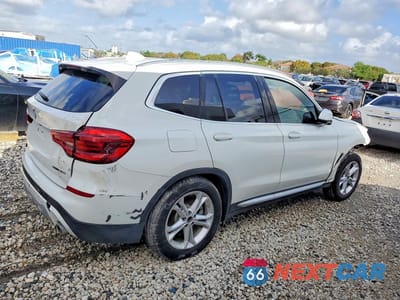 Trzecie zdjęcie samochodu z tyłu: 2019 BMW X3 SDRIVE30I VIN:5UXTR7C50KLF29194 - miniatura