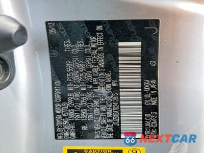 Zdjęcie 13 z 13 samochodu: 2013 LEXUS RX 450H VIN:JTJZB1BA7D2412873 - miniatura