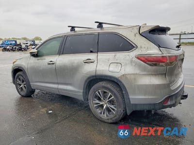 Drugie zdjęcie samochodu z przodu: 2016 TOYOTA HIGHLANDER XLE VIN:5TDJKRFH6GS252617 - miniatura