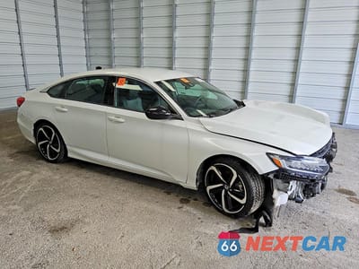 Czwarte zdjęcie samochodu z boku: 2022 HONDA ACCORD SPORT VIN:1HGCV1F36NA089176 - miniatura
