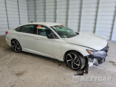 Czwarte zdjęcie samochodu z boku: 2022 HONDA ACCORD SPORT VIN:1HGCV1F36NA089176 - miniatura