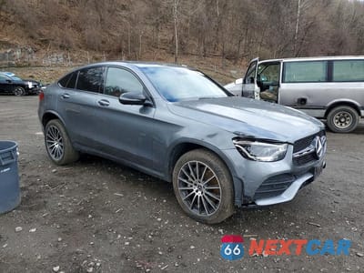 Czwarte zdjęcie samochodu z boku: 2022 MERCEDES-BENZ GLC COUPE 300 4MATIC VIN:W1N0J8EB0NG027597 - miniatura