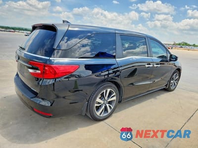 Trzecie zdjęcie samochodu z tyłu: 2022 HONDA ODYSSEY TOURING VIN:5FNRL6H86NB051510 - miniatura