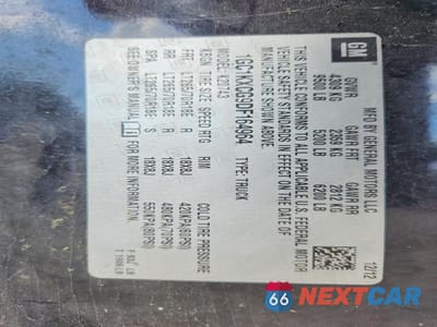Zdjęcie 12 z 12 samochodu: 2013 CHEVROLET SILVERADO K2500 HEAVY DUTY LT VIN:1GC1KXCG9DF164964 - miniatura
