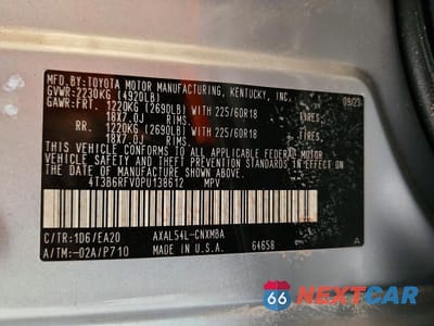 Zdjęcie 13 z 13 samochodu: 2023 TOYOTA RAV4 XLE PREMIUM VIN:4T3B6RFV0PU138612 - miniatura