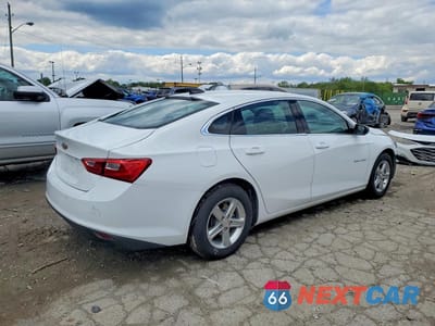 Trzecie zdjęcie samochodu z tyłu: 2023 CHEVROLET MALIBU LS VIN:1G1ZC5ST5PF147322 - miniatura