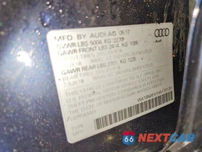 Zdjęcie 12 z 12 samochodu: 2017 AUDI A4 ALLROAD PREMIUM PLUS VIN:WA18NAF41HA170128 - miniatura
