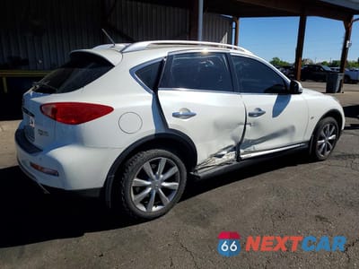 Trzecie zdjęcie samochodu z tyłu: 2016 INFINITI QX50 BASE VIN:JN1BJ0RR5GM260200 - miniatura