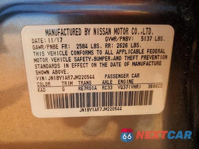 Zdjęcie 12 z 12 samochodu: 2018 INFINITI Q70 3.7 LUXE VIN:JN1BY1AR7JM220544 - miniatura