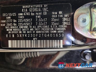 Zdjęcie 13 z 13 samochodu: 2026 KIA SPORTAGE LX VIN:5XYK23DF2TG401650 - miniatura