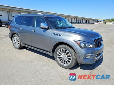 Czwarte zdjęcie samochodu z boku: 2015 INFINITI QX80 BASE VIN:JN8AZ2NE7F9083039 - miniatura