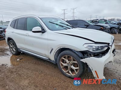Czwarte zdjęcie samochodu z boku: 2020 BMW X3 XDRIVE30I VIN:5UXTY5C07LLT36261 - miniatura