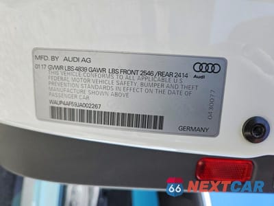 Zdjęcie 12 z 12 samochodu: 2018 AUDI S5 PREMIUM PLUS VIN:WAUP4AF59JA002267 - miniatura