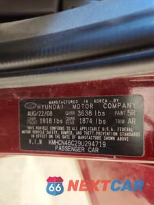 Zdjęcie 12 z 12 samochodu: 2009 HYUNDAI ACCENT GLS VIN:KMHCN46C29U294719 - miniatura