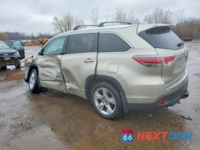 Drugie zdjęcie samochodu z przodu: 2016 TOYOTA HIGHLANDER LIMITED PLATINUM VIN:5TDDKRFH3GS326637 - miniatura