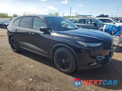 Czwarte zdjęcie samochodu z boku: 2023 ACURA MDX A-SPEC VIN:5J8YE1H07PL004927 - miniatura