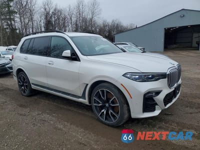 Czwarte zdjęcie samochodu z boku: 2020 BMW X7 XDRIVE40I VIN:5UXCW2C04L9B36393 - miniatura
