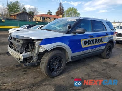 2018 FORD EXPLORER POLICE INTERCEPTOR 1FM5K8AR8JGA46160 - główne zdjęcie licytacji z USA - miniatura