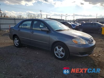 Czwarte zdjęcie samochodu z boku: 2004 TOYOTA COROLLA LE VIN:1NXBR32EX4Z308361 - miniatura