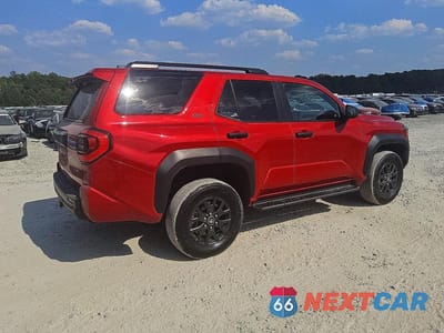 Trzecie zdjęcie samochodu z tyłu: 2025 TOYOTA 4RUNNER SR5 VIN:JTEVA5BR0S5039281 - miniatura