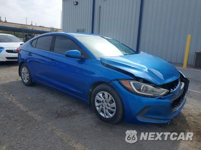 Czwarte zdjęcie samochodu z boku: 2018 HYUNDAI ELANTRA SE VIN:KMHD74LFXJU453584 - miniatura