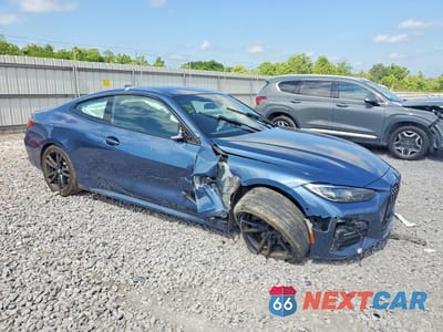 Czwarte zdjęcie samochodu z boku: 2021 BMW 430I VIN:WBA53AP00MCF74742 - miniatura