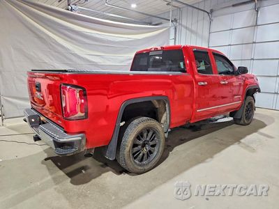 Trzecie zdjęcie samochodu z tyłu: 2018 GMC SIERRA K1500 SLT VIN:1GTV2NEC4JZ124916 - miniatura