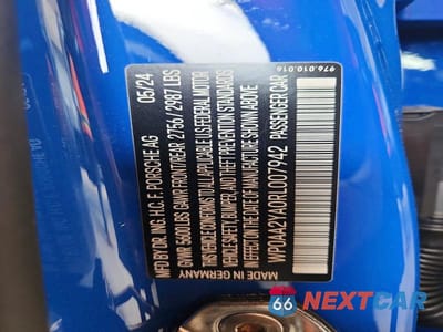 Zdjęcie 12 z 12 samochodu: 2024 PORSCHE PANAMERA BASE VIN:WP0AA2YA0RL007942 - miniatura
