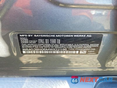 Zdjęcie 12 z 12 samochodu: 2021 BMW 530 I VIN:WBA53BH06MWX22196 - miniatura