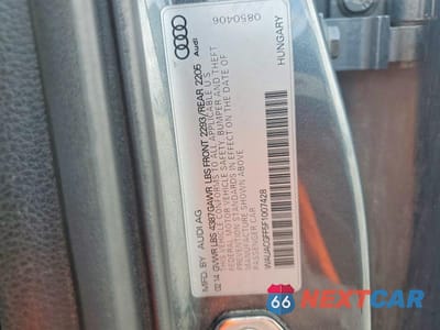 Zdjęcie 12 z 12 samochodu: 2015 AUDI A3 PREMIUM VIN:WAUACGFF5F1007428 - miniatura