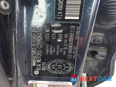 Zdjęcie 12 z 12 samochodu: 2013 KIA RIO 5-DOOR LX VIN:KNADM5A38D6851118 - miniatura