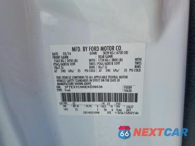 Zdjęcie 12 z 12 samochodu: 2014 FORD F150 SUPER CAB VIN:1FTEX1CM0EKE09536 - miniatura