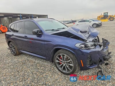 Czwarte zdjęcie samochodu z boku: 2023 BMW X3 M40I VIN:5UX83DP04P9P74134 - miniatura