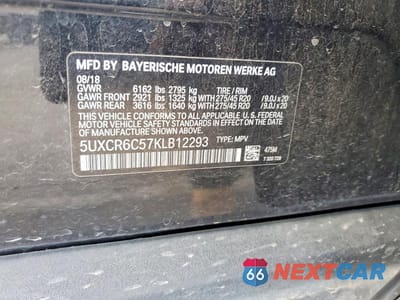 Zdjęcie 14 z 14 samochodu: 2019 BMW X5 XDRIVE40I VIN:5UXCR6C57KLB12293 - miniatura