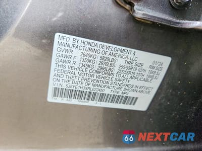 Zdjęcie 13 z 13 samochodu: 2024 ACURA MDX VIN:5J8YE1H3XRL022450 - miniatura