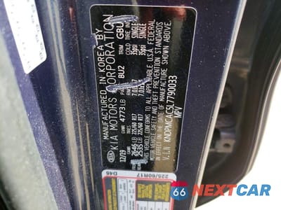 Zdjęcie 13 z 13 samochodu: 2020 KIA SPORTAGE LX VIN:KNDPMCAC5L7790033 - miniatura