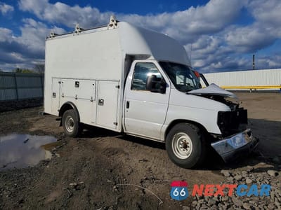 Czwarte zdjęcie samochodu z boku: 2019 FORD E350 UTILITY / SERVICE TRUCK VIN:1FDWE3F63KDC27425 - miniatura