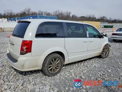 Trzecie zdjęcie samochodu z tyłu: 2016 DODGE GRAND CARAVAN SE VIN:2C4RDGBG0GR122520 - miniatura