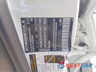 Zdjęcie 13 z 13 samochodu: 2016 MERCEDES-BENZ GLE 300D 4MATIC VIN:4JGDA0EB6GA709086 - miniatura